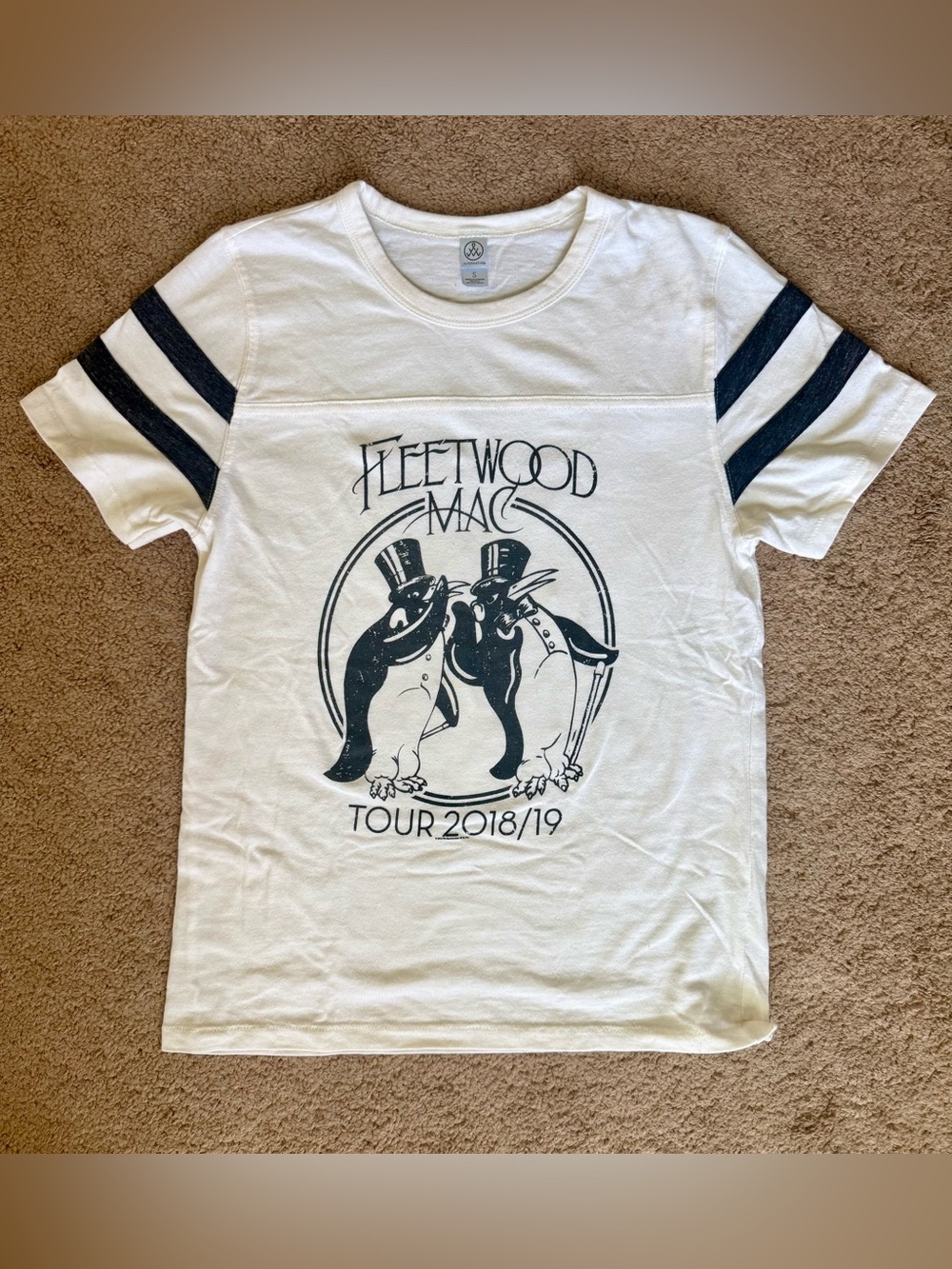 Fleetwood Mac White Short Sleeve Tour Tee - Tour 2018/19